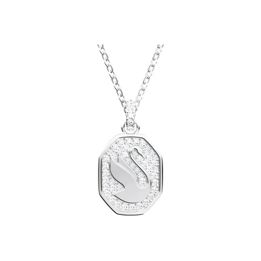 Ожерелье с элементом Swarovski женское серебряное