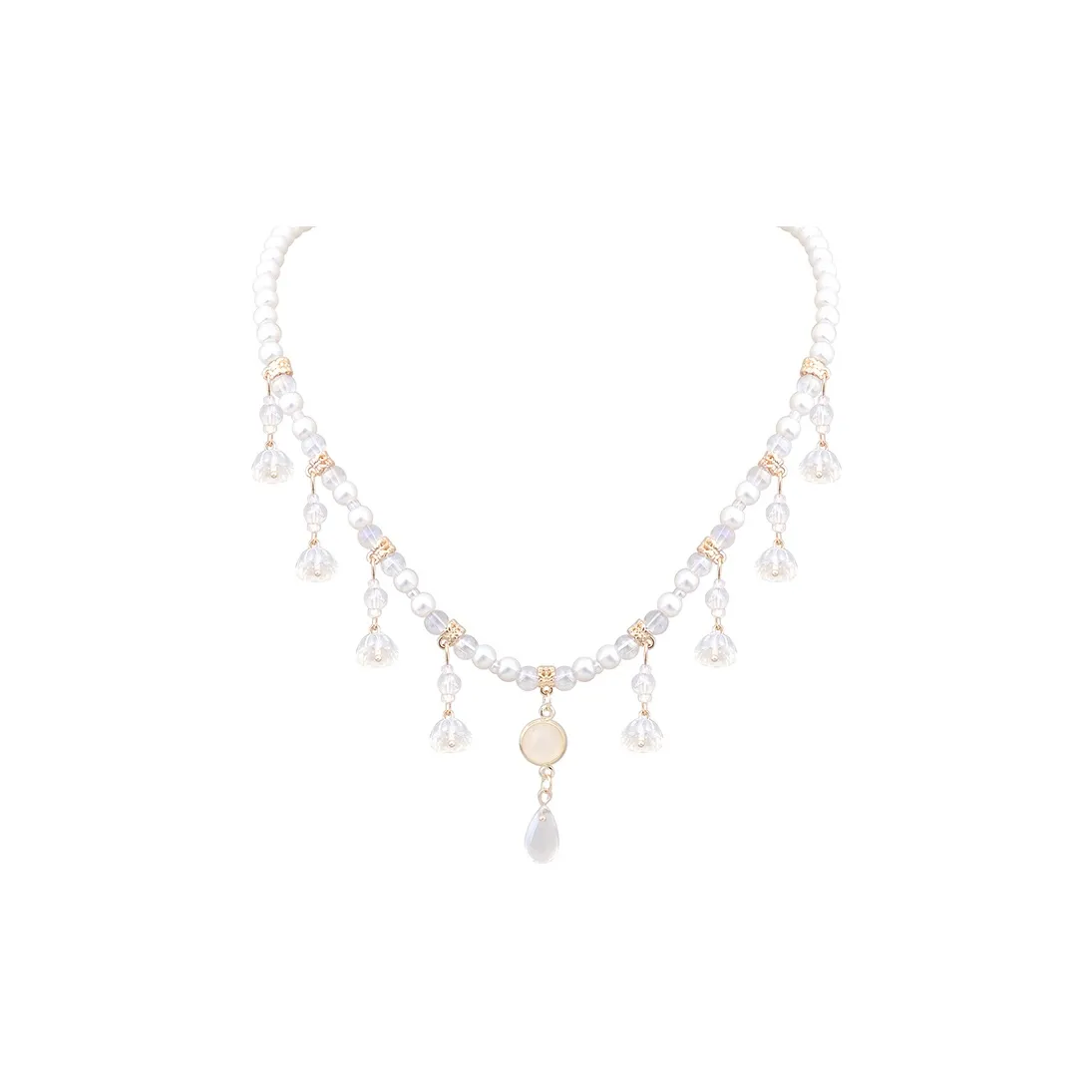 KING OF BLING Сплав Искусственная жемчужина Смола Ожерелья Женские