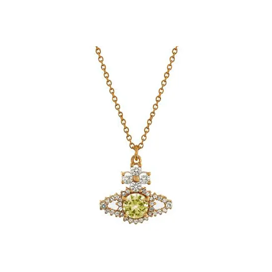 Vivienne Westwood Металл Кристалл Brass Necklaces Женские Золотой