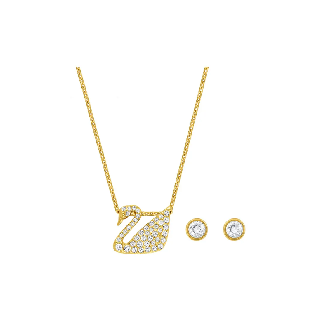 Swarovski Swan Swarovski Element, Metal Necklaces Women's