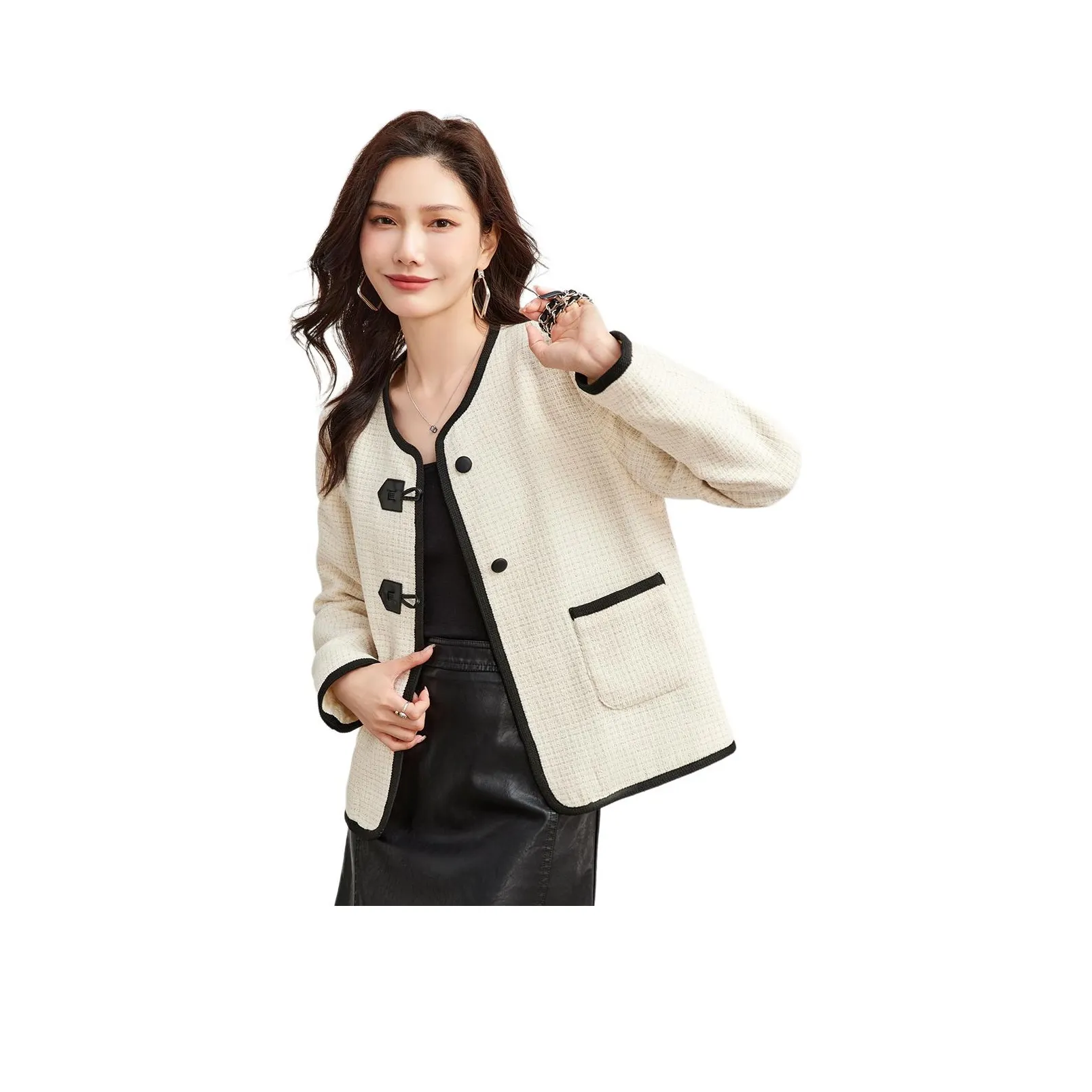 TERRE BLEUE Хлопковый пуховик женский бежевый