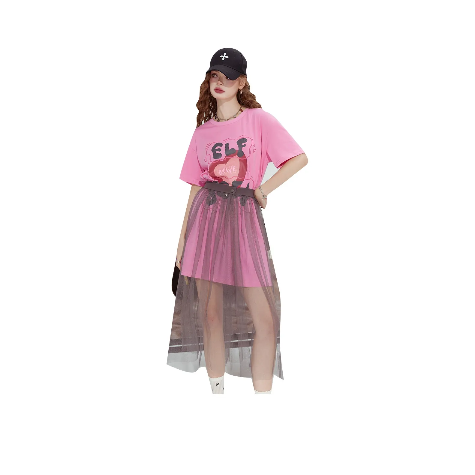 ELF SACK Short Sleeved Dresses Women's