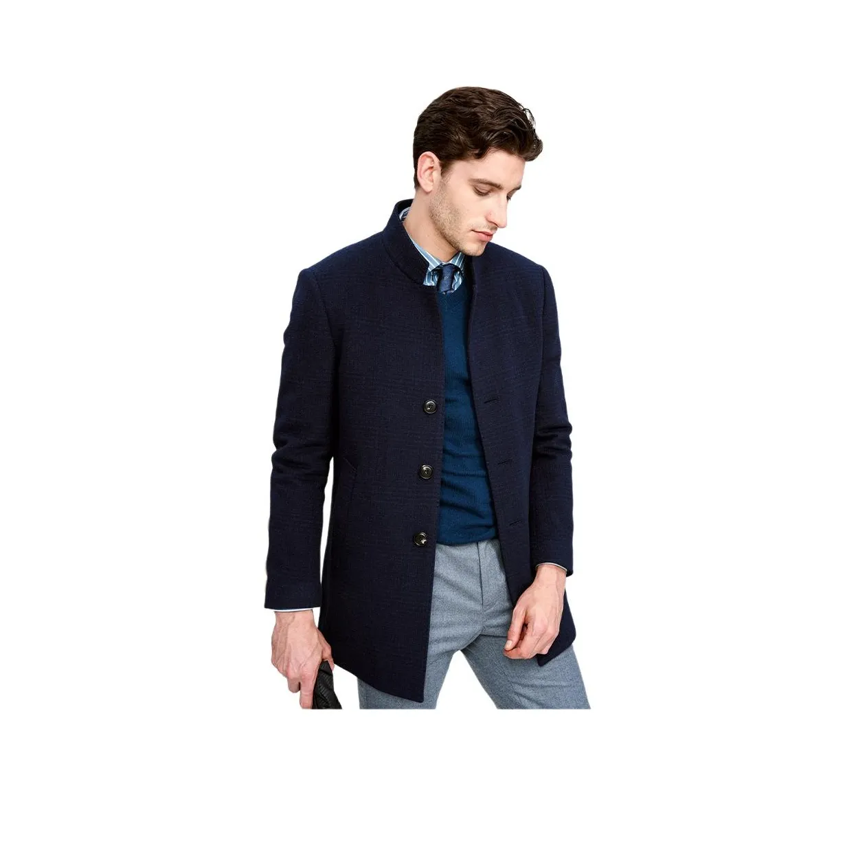 JODOLL Темно-синий Мужской Пальто