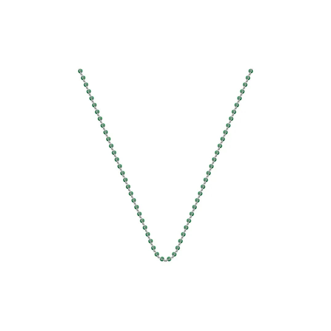 TIANWANG Путь Пяти Элементов Зеленый Деревянный Элемент Минималистский стиль Регулируемый Холодная эмаль Ожерелье Унисекс