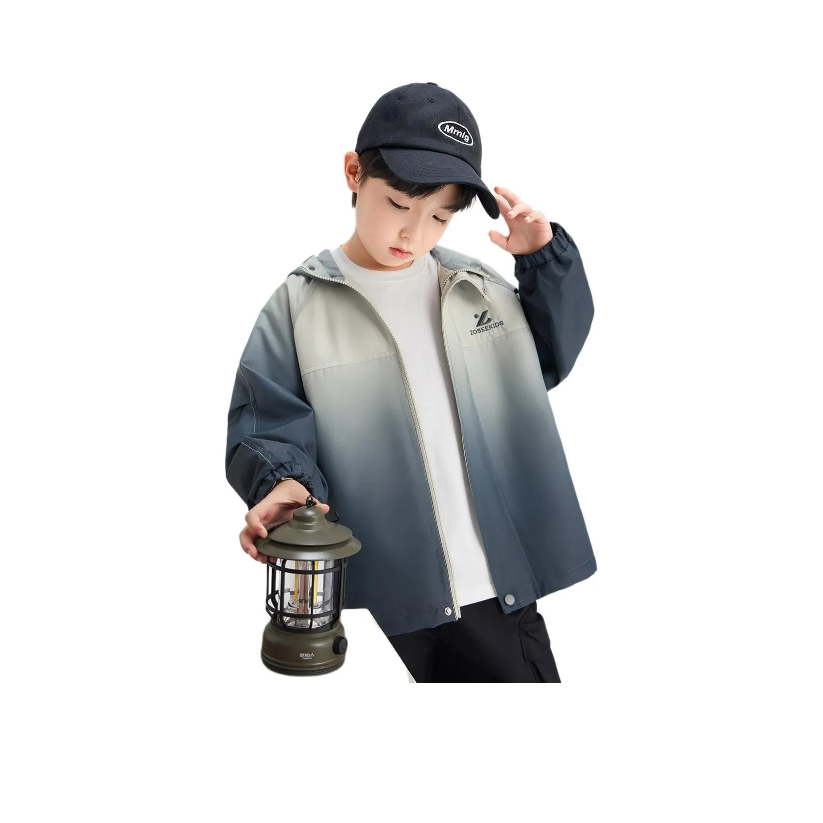 ZOSEE Ветровка Темно-Серый Детский