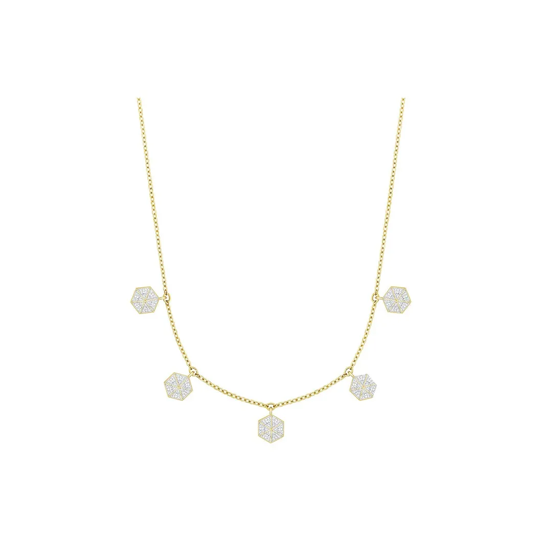 Swarovski LISABEL Сплав Ожерелье Золотое Женское