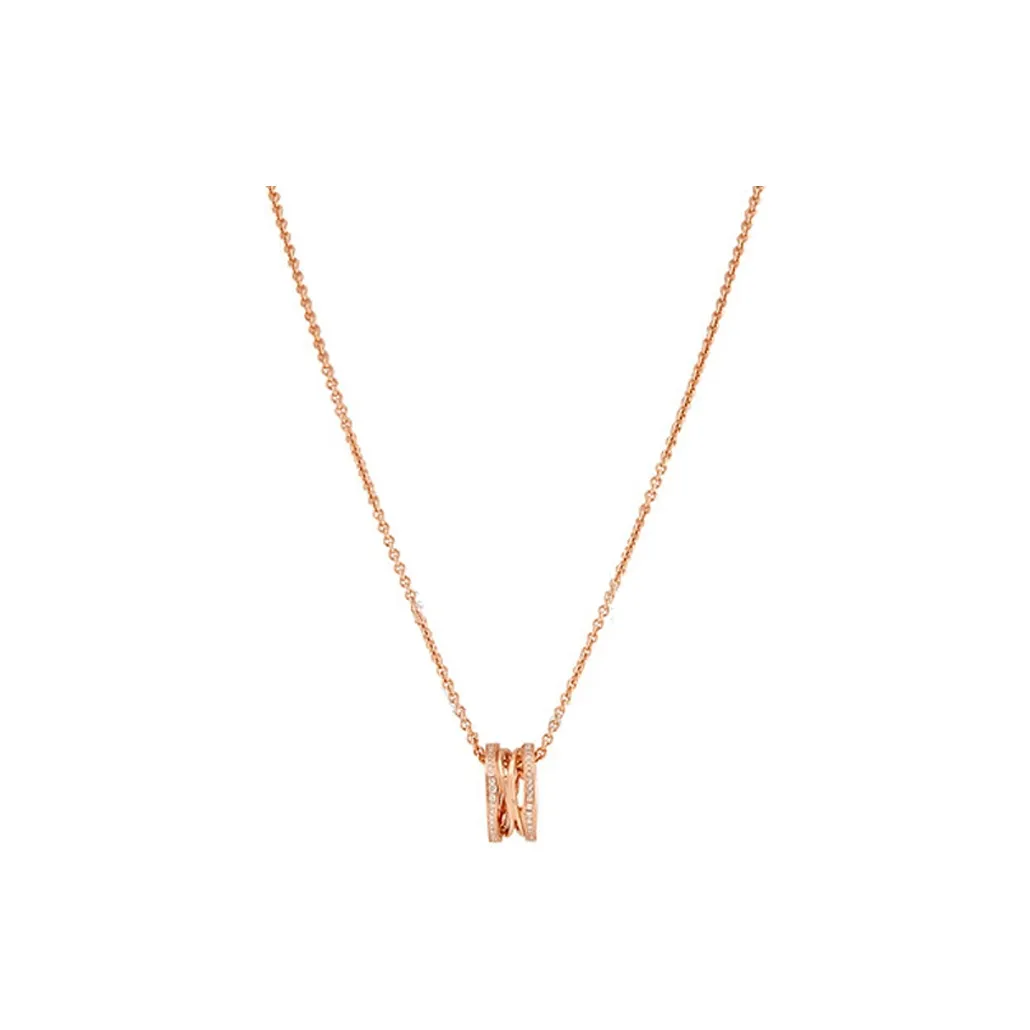 BVLGARI B.Zero1 Series 18K Rose Gold Necklaces Unisex
