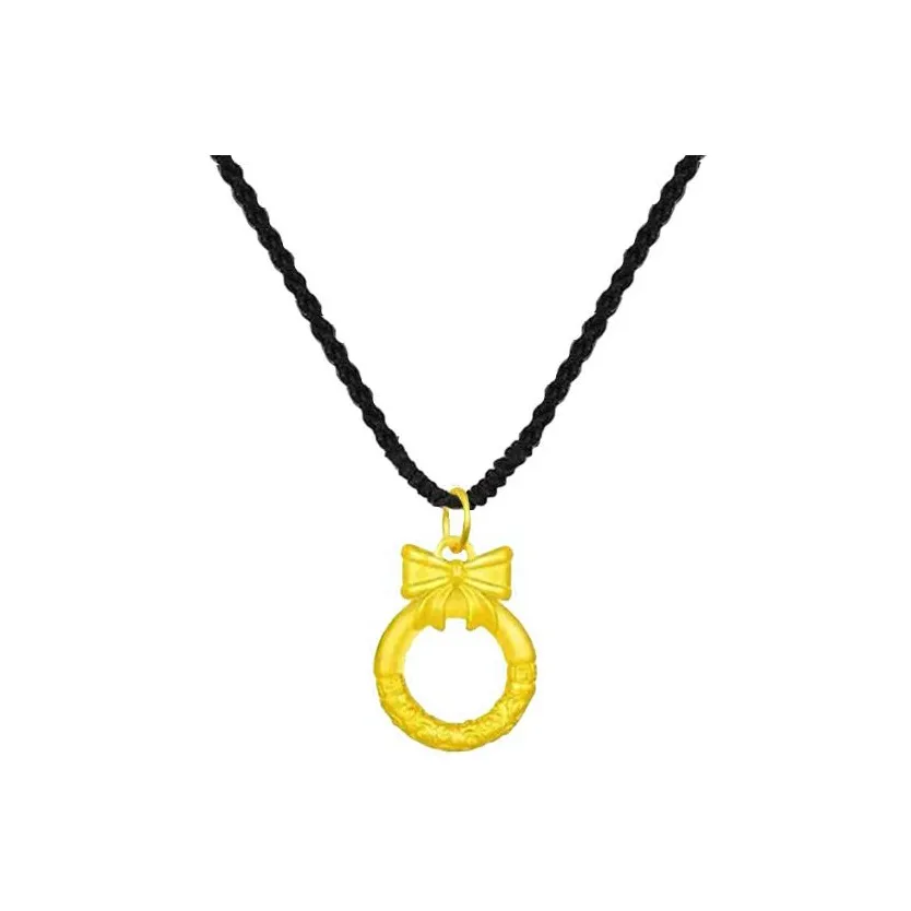 YUOFFICIAL Благоприятные облака Мирная пуговица Ожерелья Женские