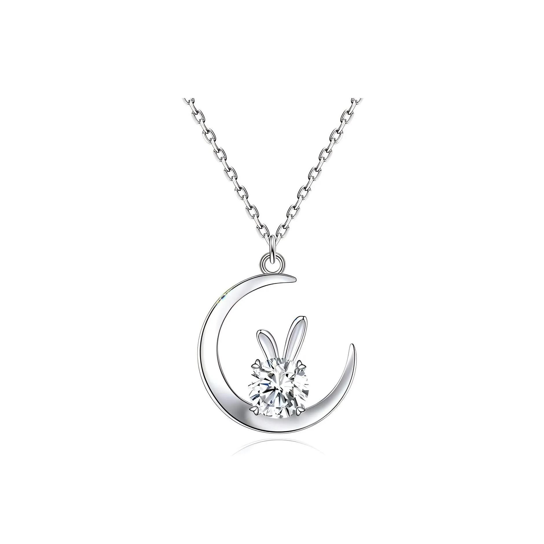 LONGFENG JEWEL 925 Sterling Silver Necklaces Women's