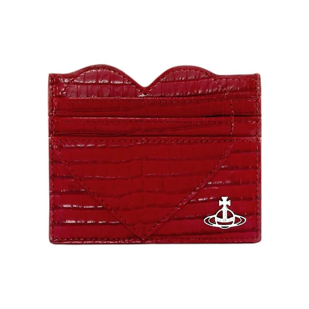 Vivienne Westwood Телячья кожа Держатель для карт Женские Красный