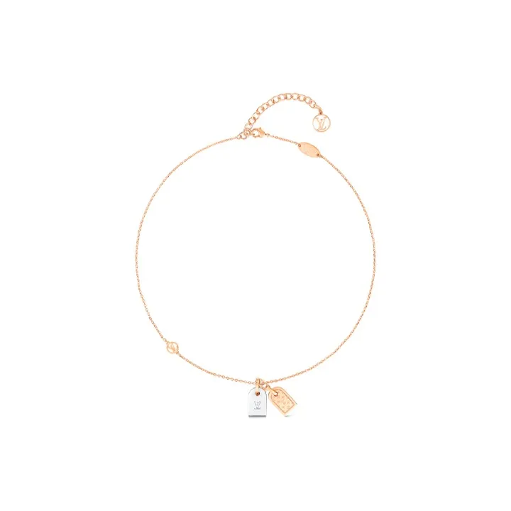 LOUIS VUITTON NANOGRAM TAG Necklaces Women's