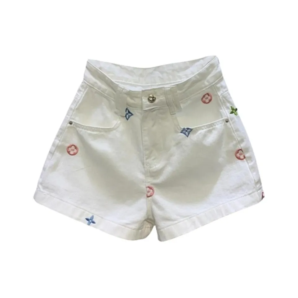 DANCANG Белые Женские Джинсовые Шорты