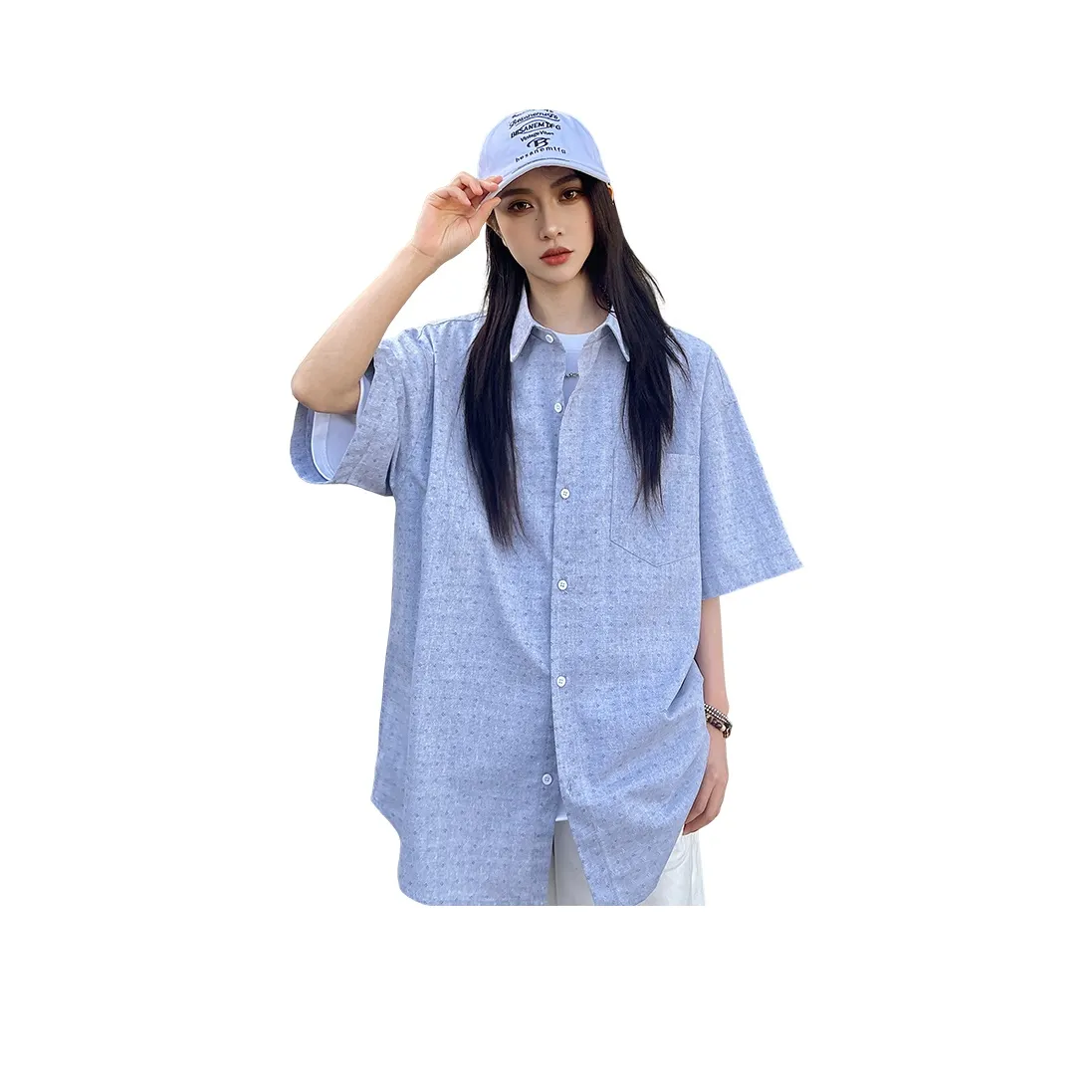 Flowers in water Женские рубашки