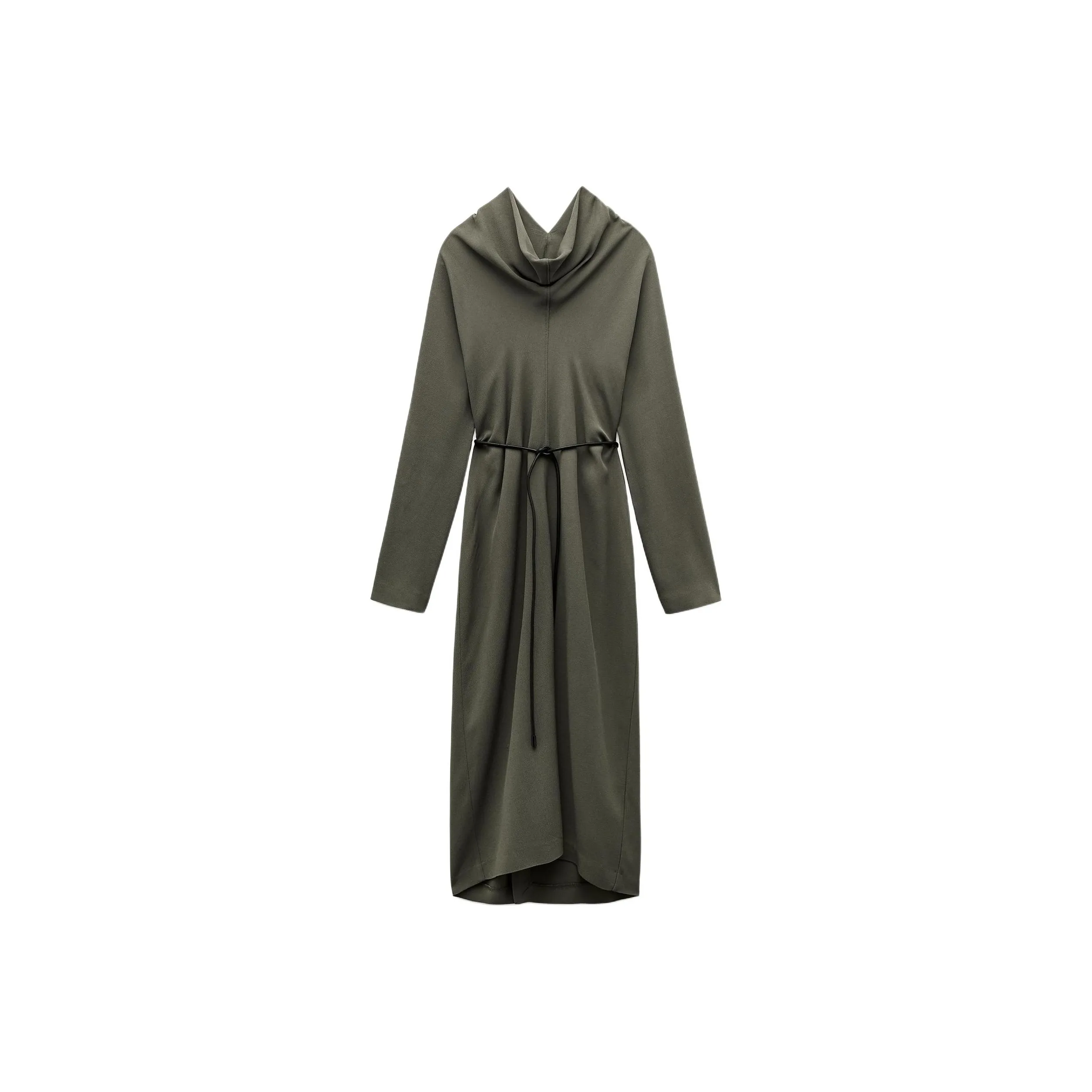 ZARA ZW Series Длинное платье с длинными рукавами женское