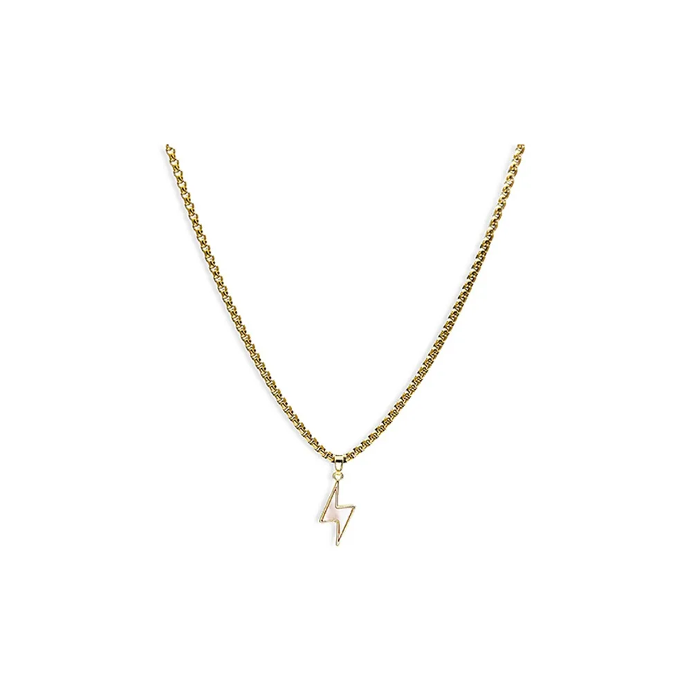 PUENTE Титановые стальные ожерелья мужские золотые