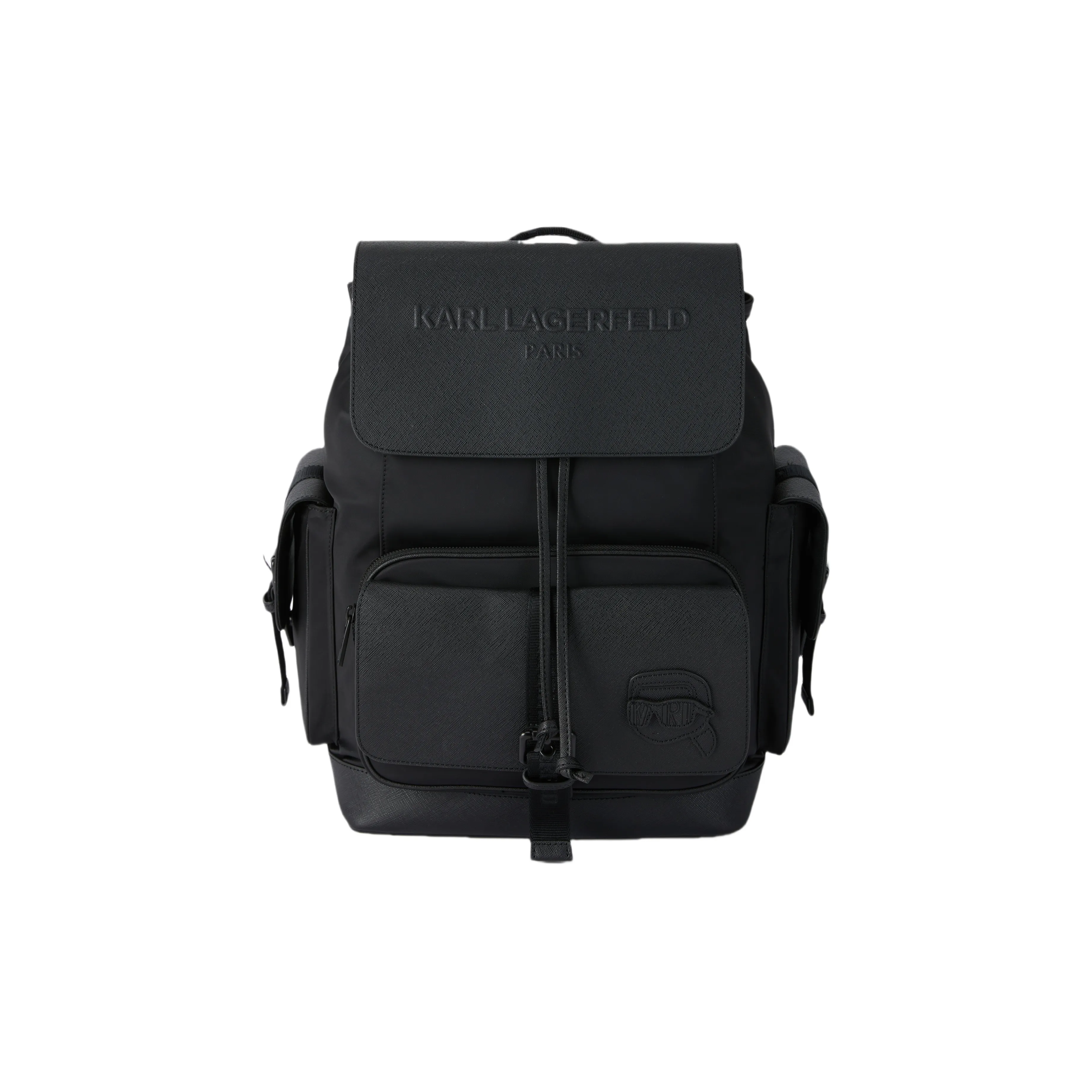 Рюкзак из ткани KARL LAGERFELD мужской черный