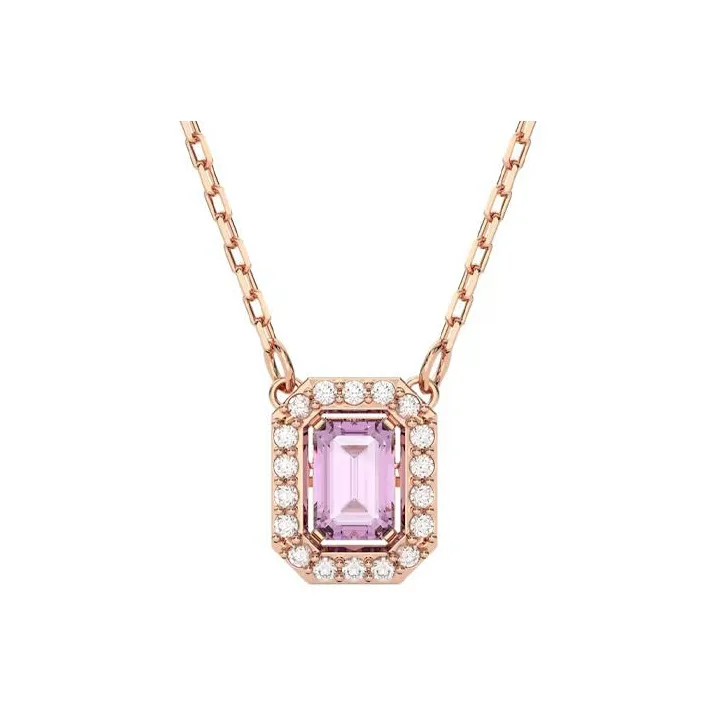 Swarovski Una Розовое Золото Покрытие Ожерелье Женское