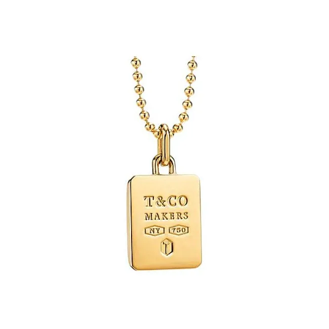 TIFFANY & CO. x Makers 18K Gold Square Ornament Unisex