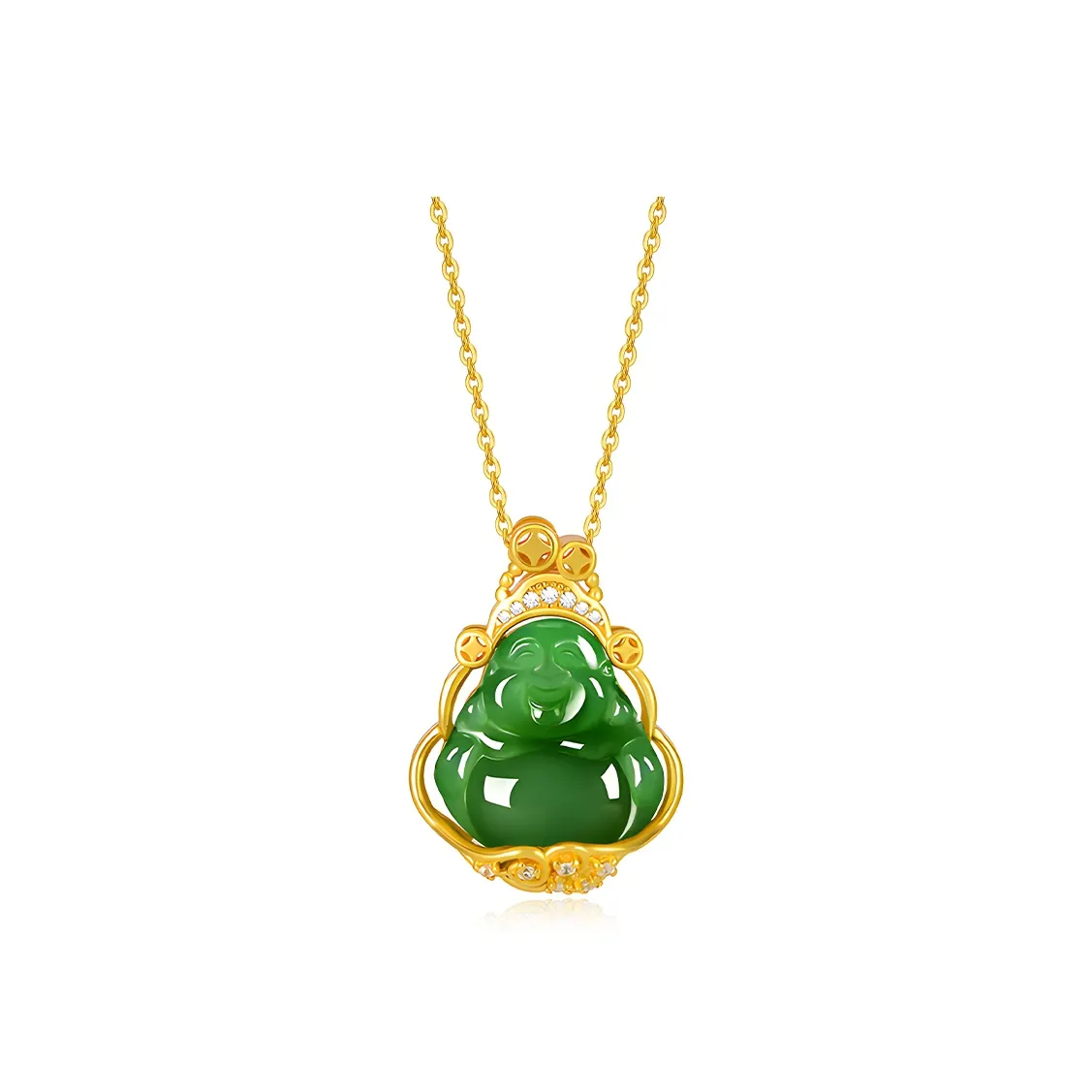 Best Wishes Chalcedony Jade Necklaces Unisex