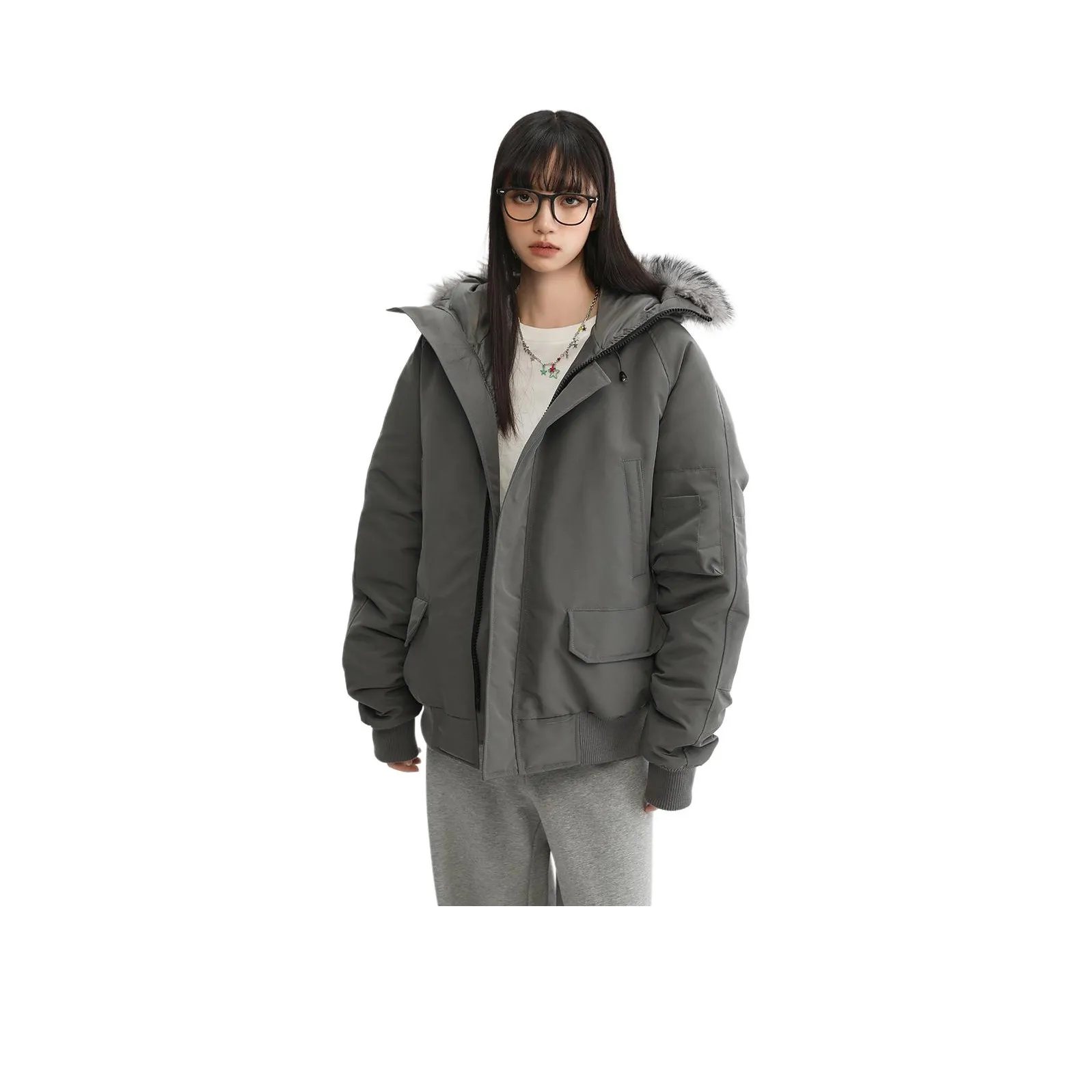 KING PRINCE Хлопковый пуховик женский