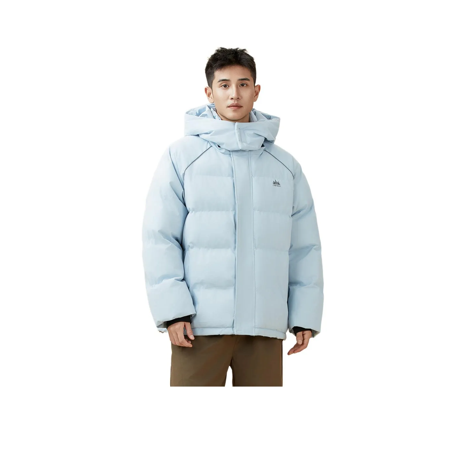 361° Хлопковый пуховик Мужской Небесно-синий