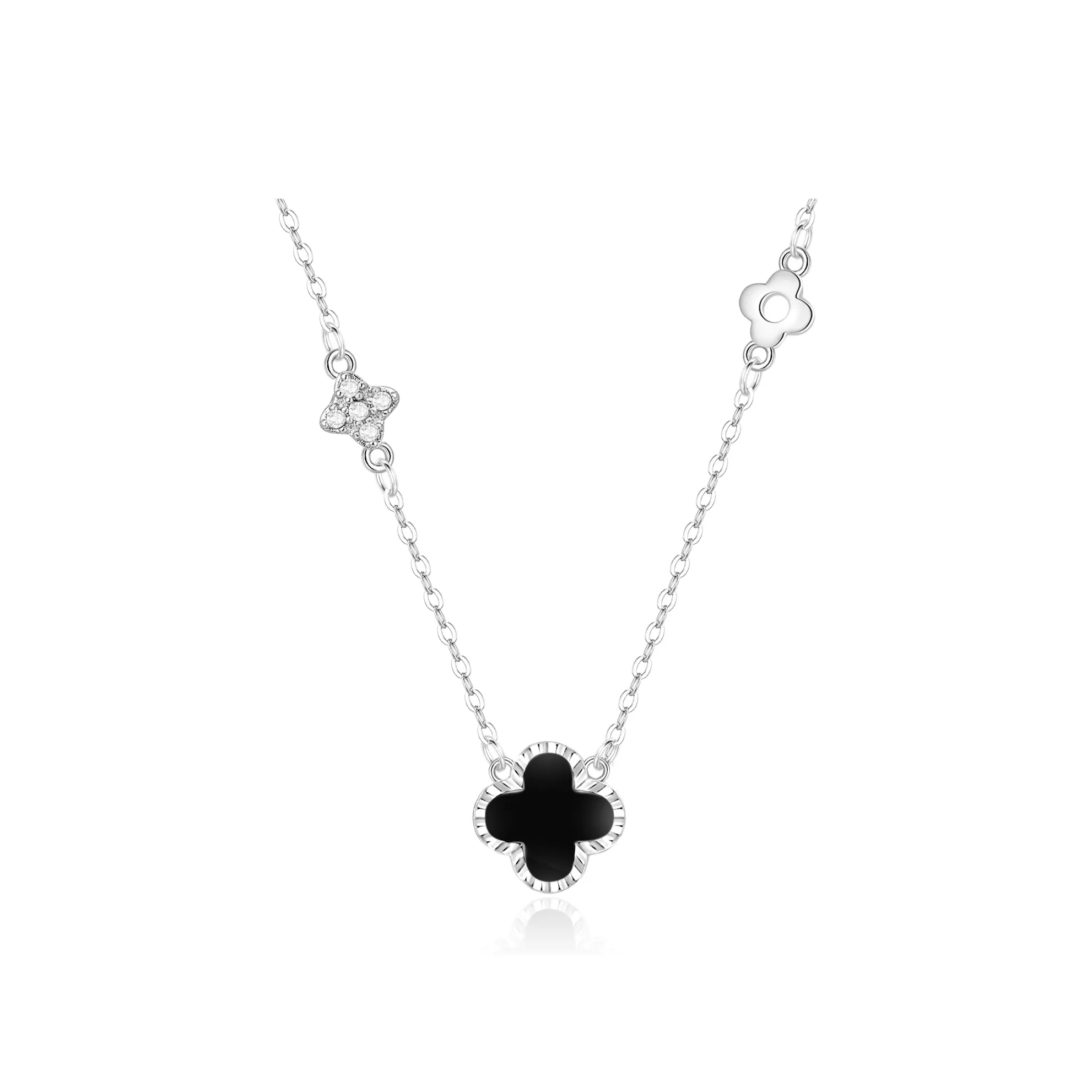 LAOYINFANG Серебряные ожерелья женские