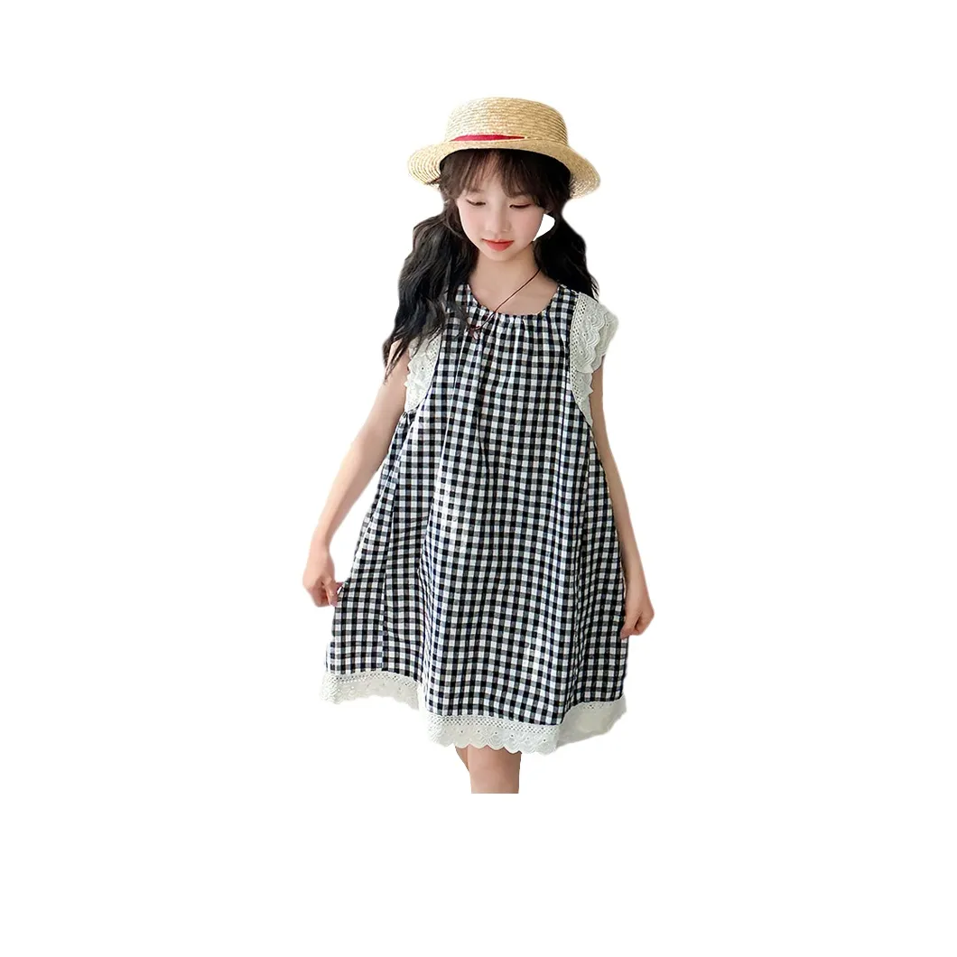 Your Royal Highness Платье Черно-белая клетка Детское