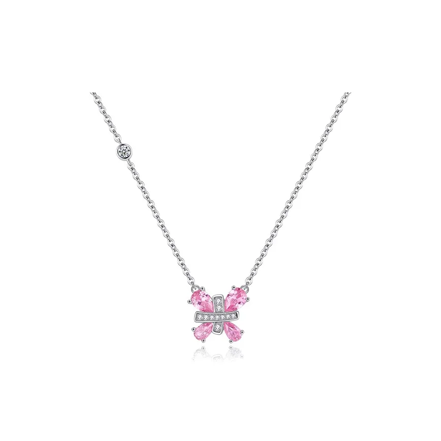 Brilliant Heart S925 Silver Necklaces Women's