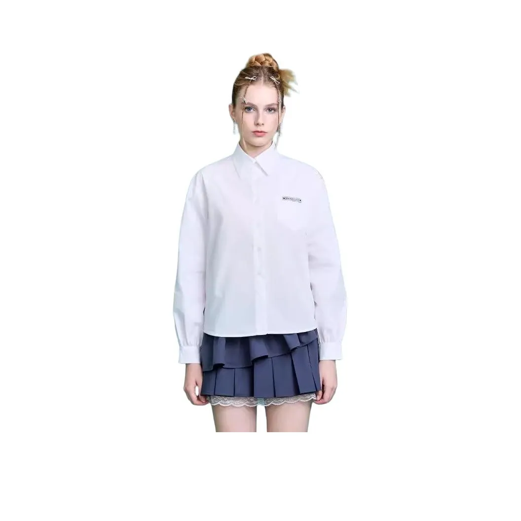 Bronze Lucia Рубашка Женская Белая