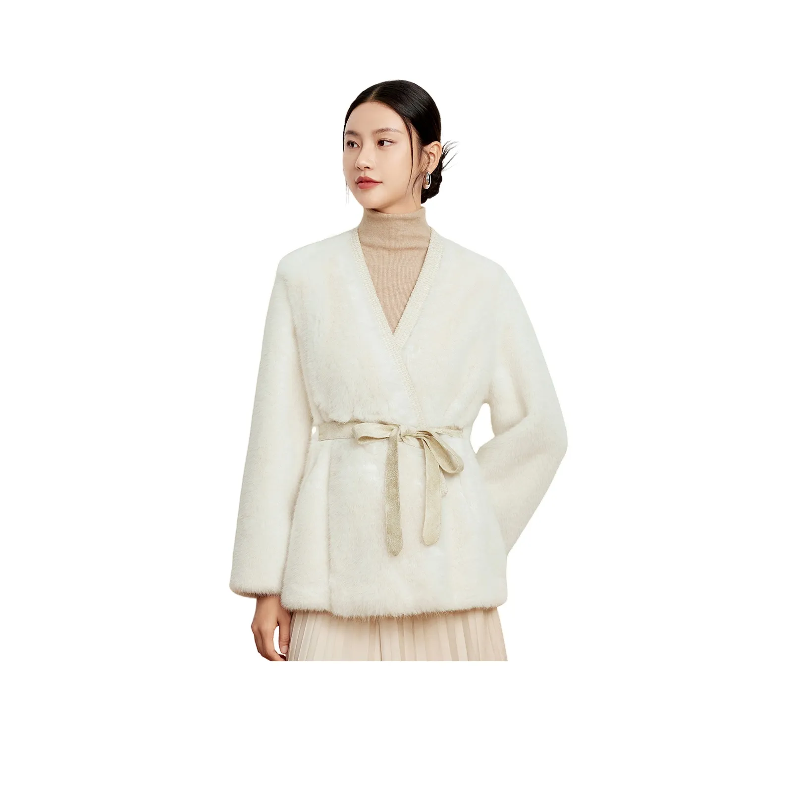 FORTEI Белый Женские меховые изделия