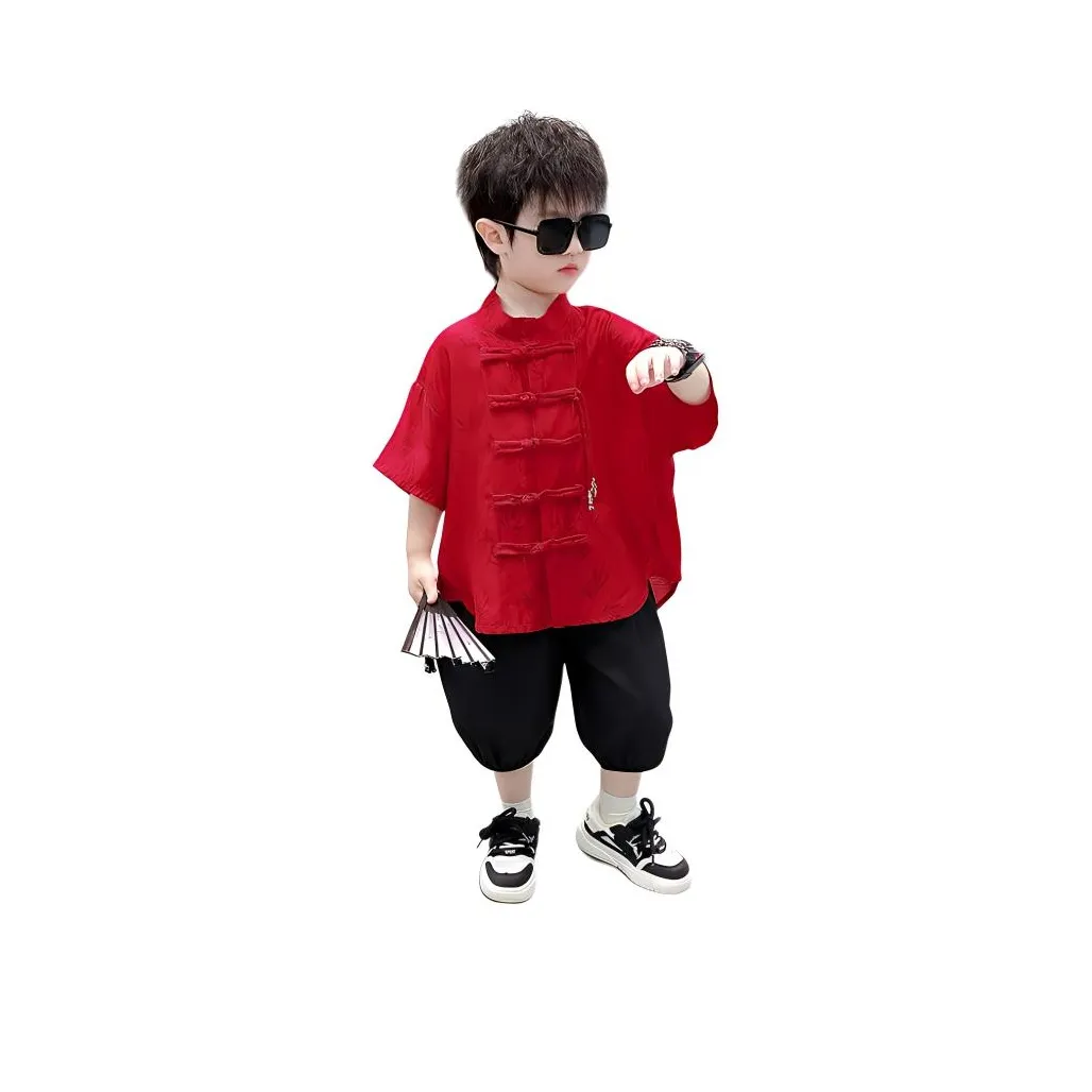 FIRS Kids Ханьфу Ангора Красный Дети Возраст 3-7 лет