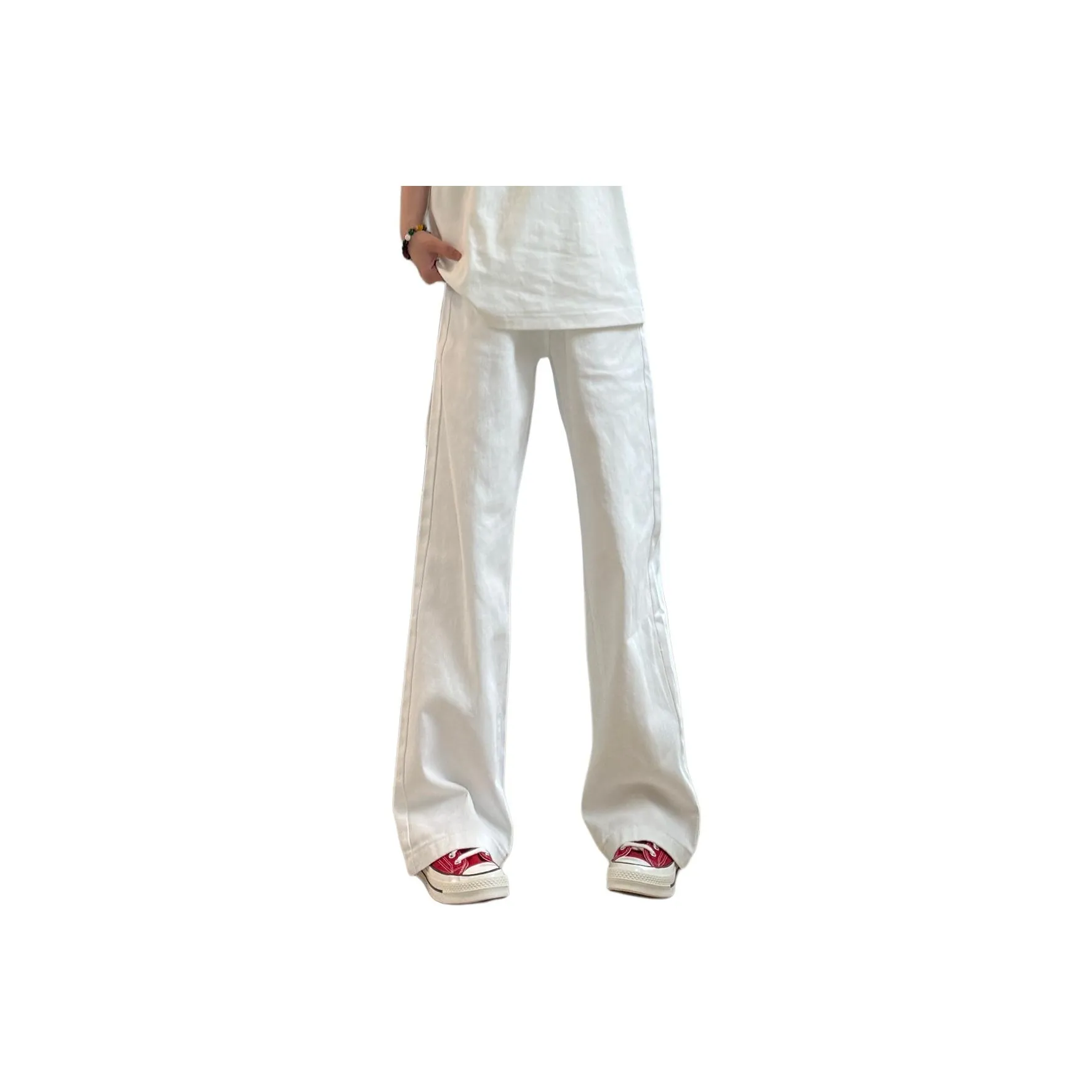 MORii Белые Унисекс Джинсы