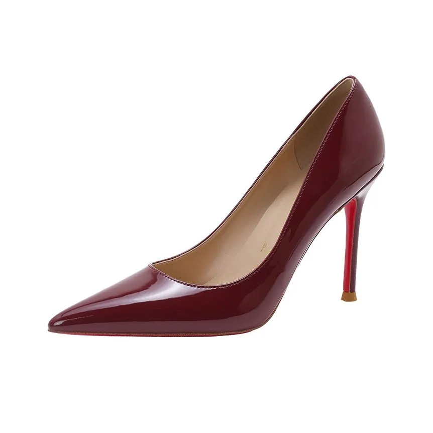 RoseDoris Высокие каблуки Женские Бордовый