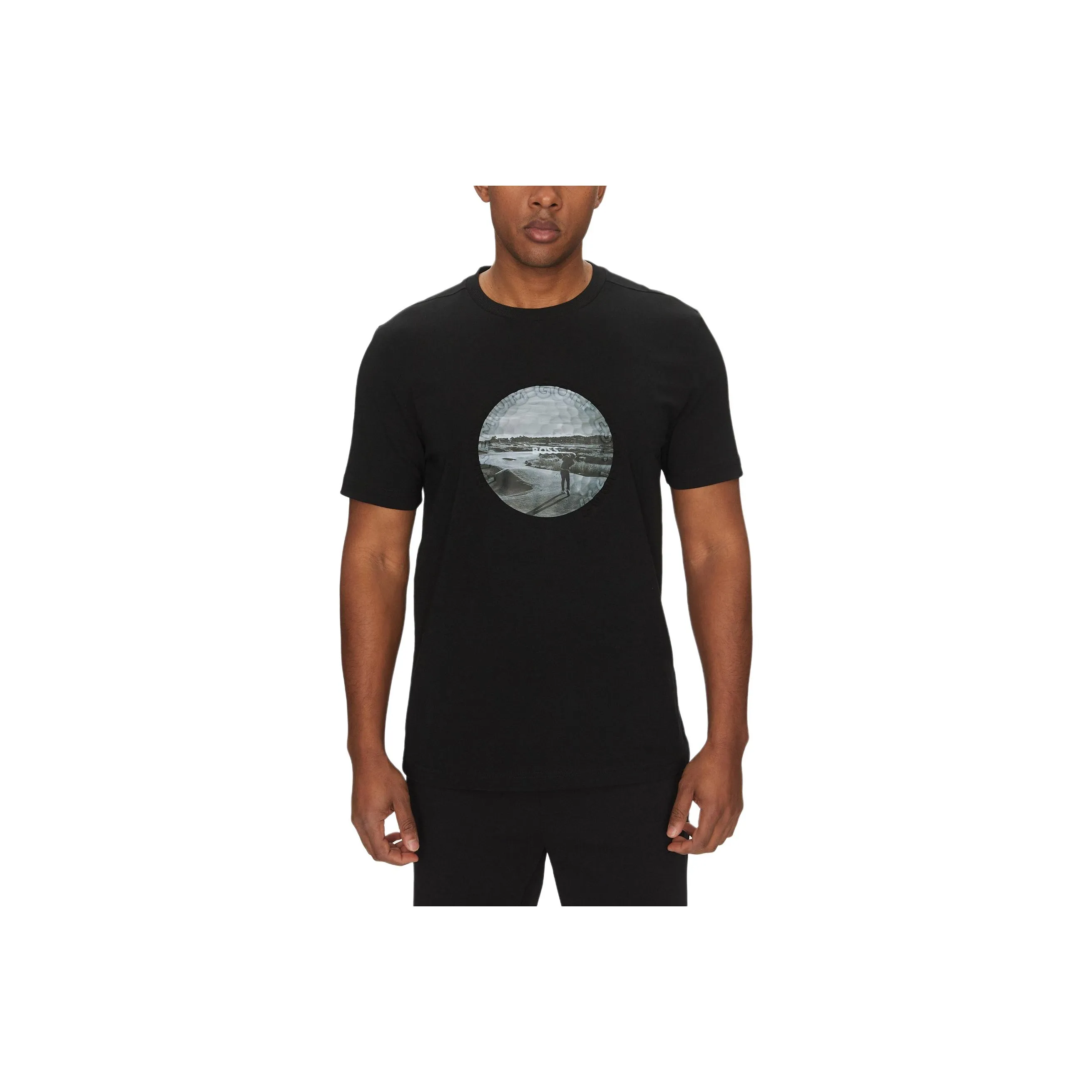 Hugo Boss SS25 T Рубашка Мужская Черная