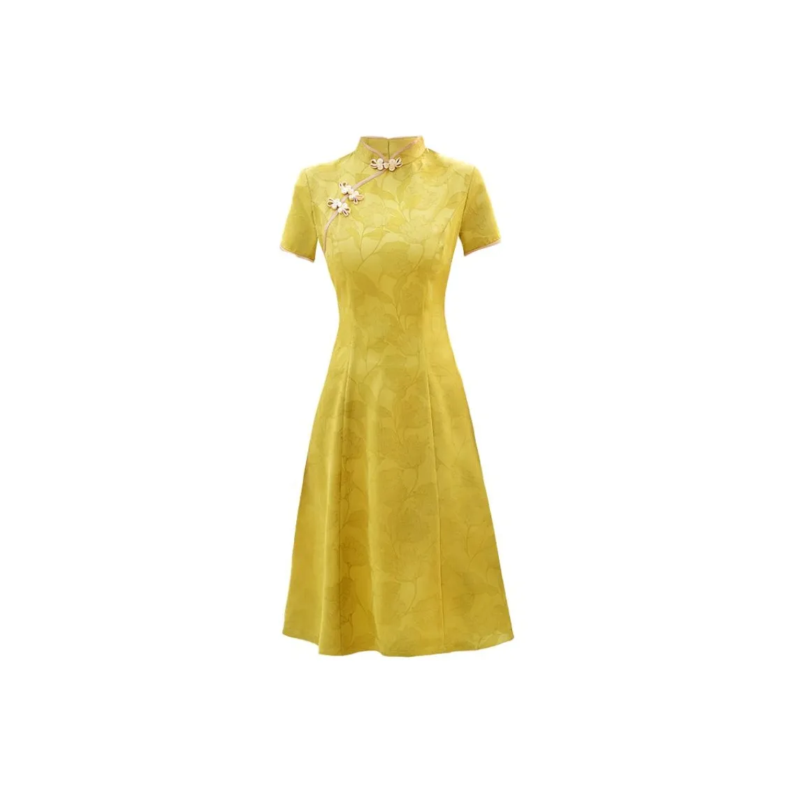 H YXIANG Короткое платье с короткими рукавами женское