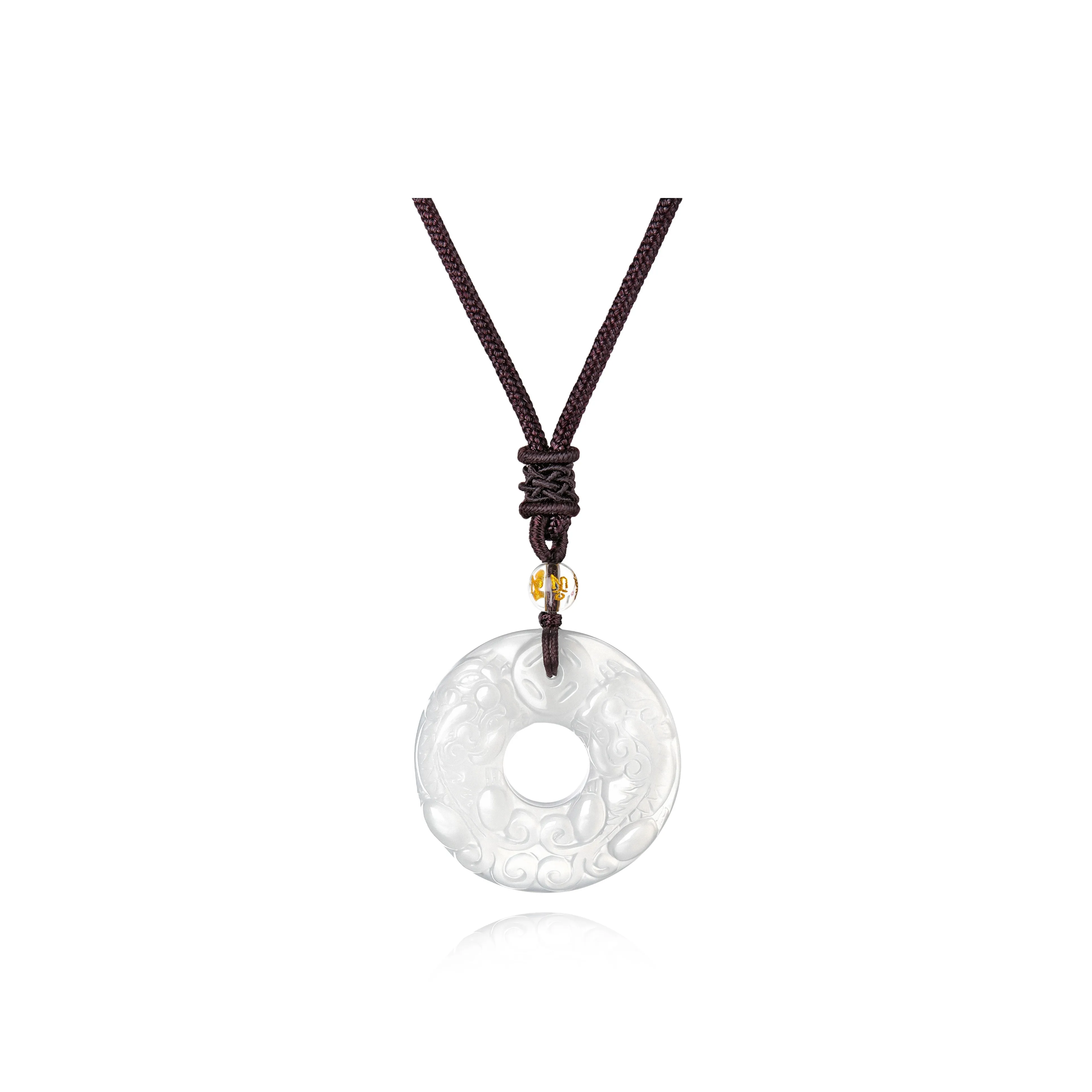 HANYUDIE Obsidian Love Confession Anniversary With Necklace Unisex