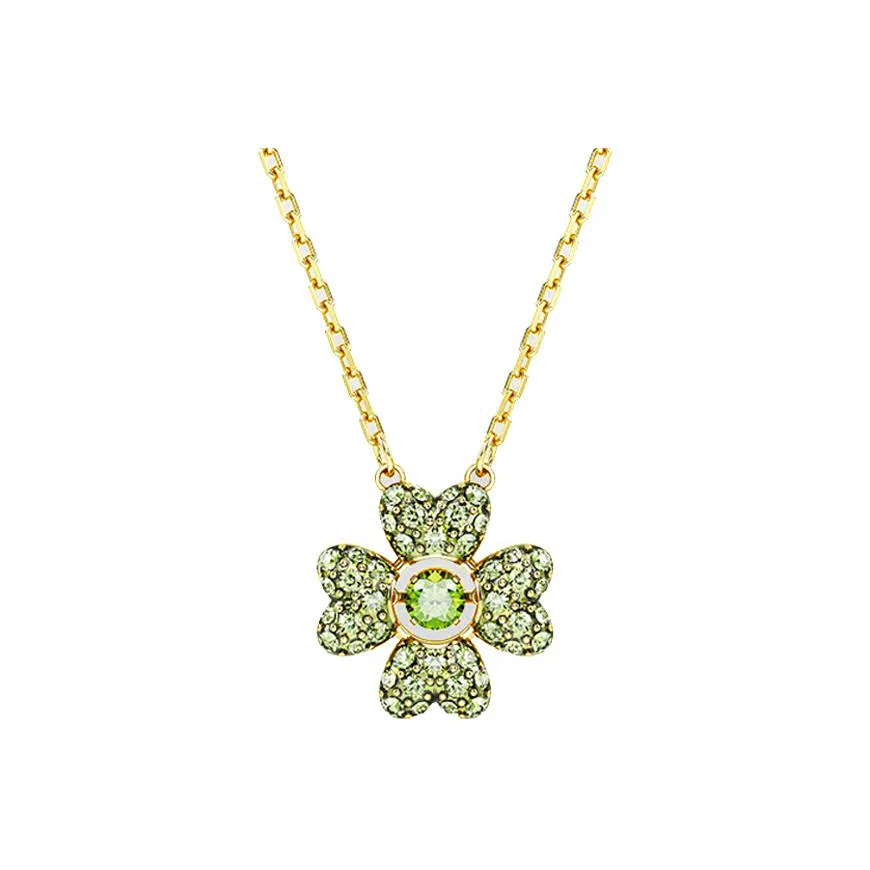 Swarovski Faux Crystal Necklaces Women's Green