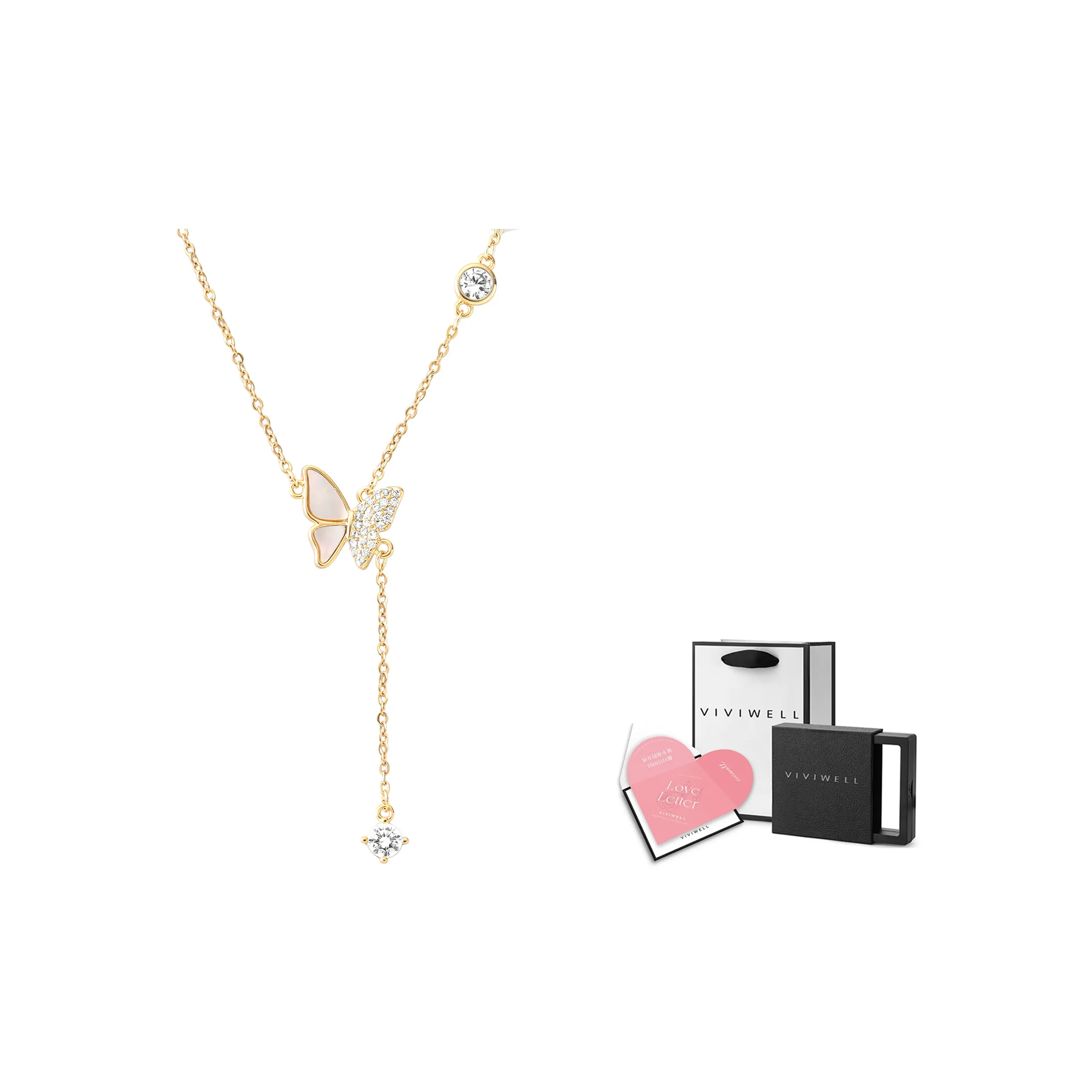 VIVIWELL Ожерелья Женские