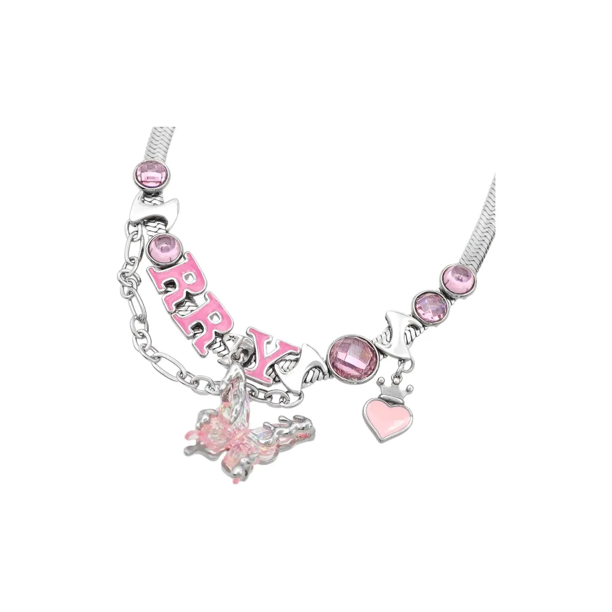 MADE BY DIZON Zircon Necklaces Women's