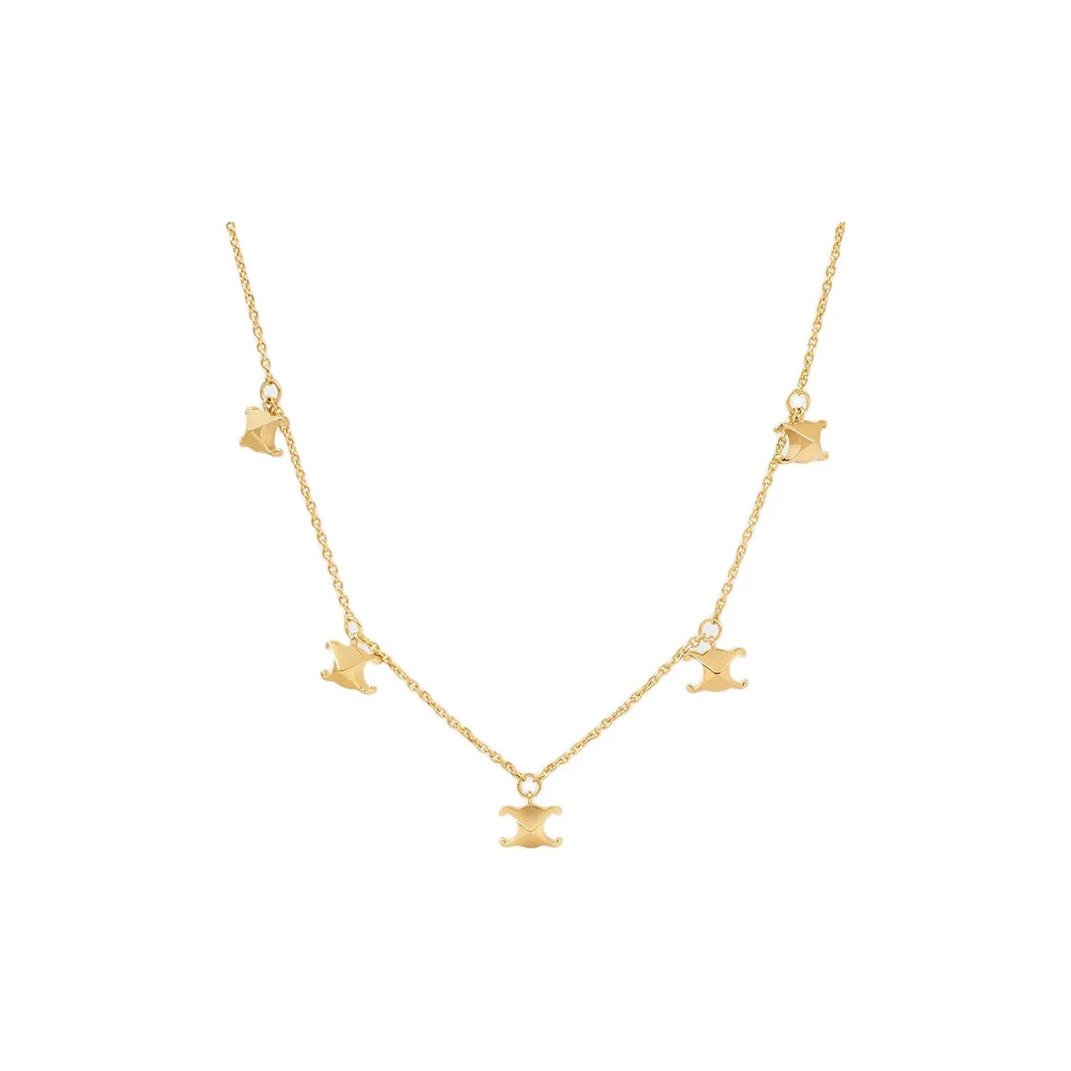 CELINE Brass, Nickel Free Necklaces Women's Gold