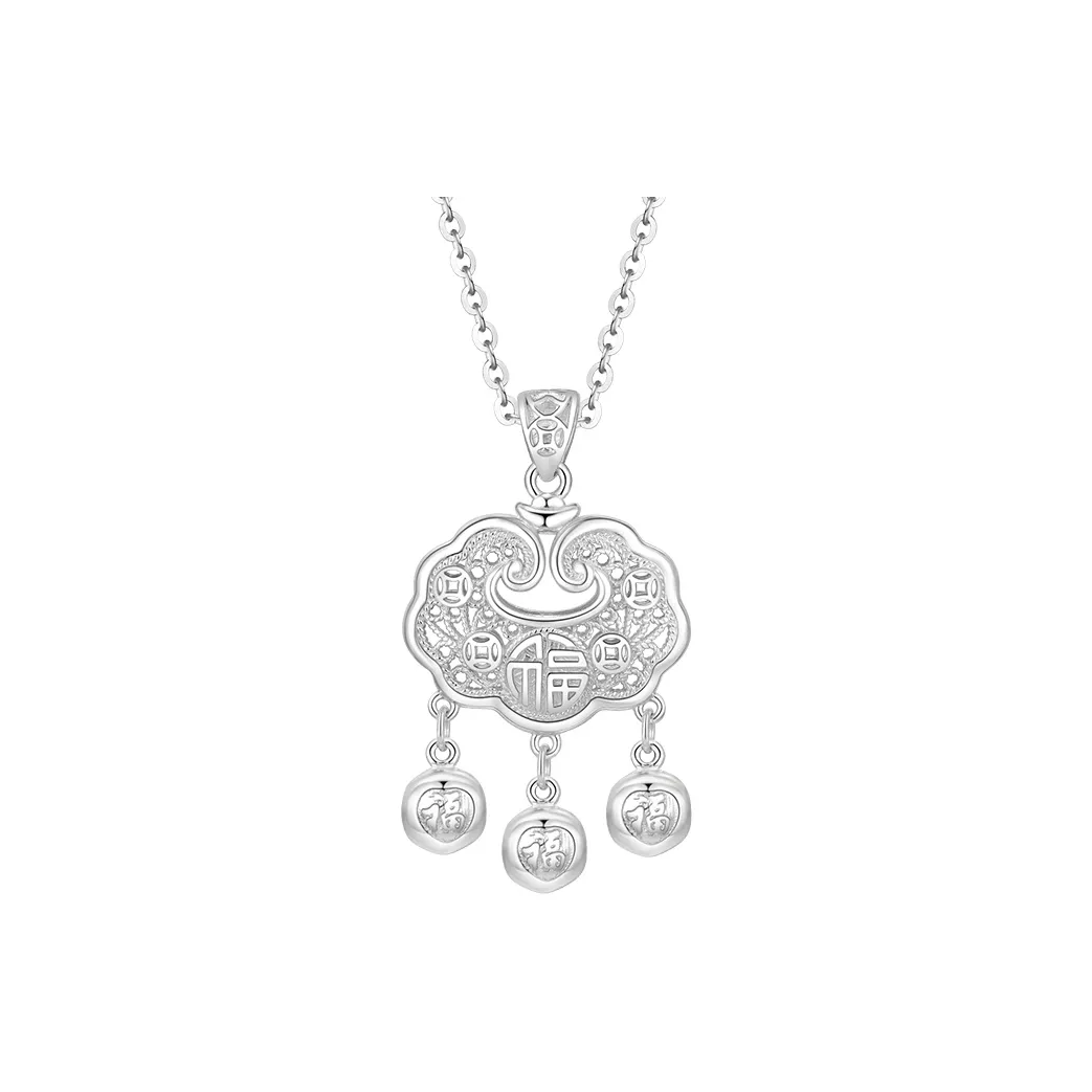 Cuihua Gold Shop 990 Silver Necklaces Women's