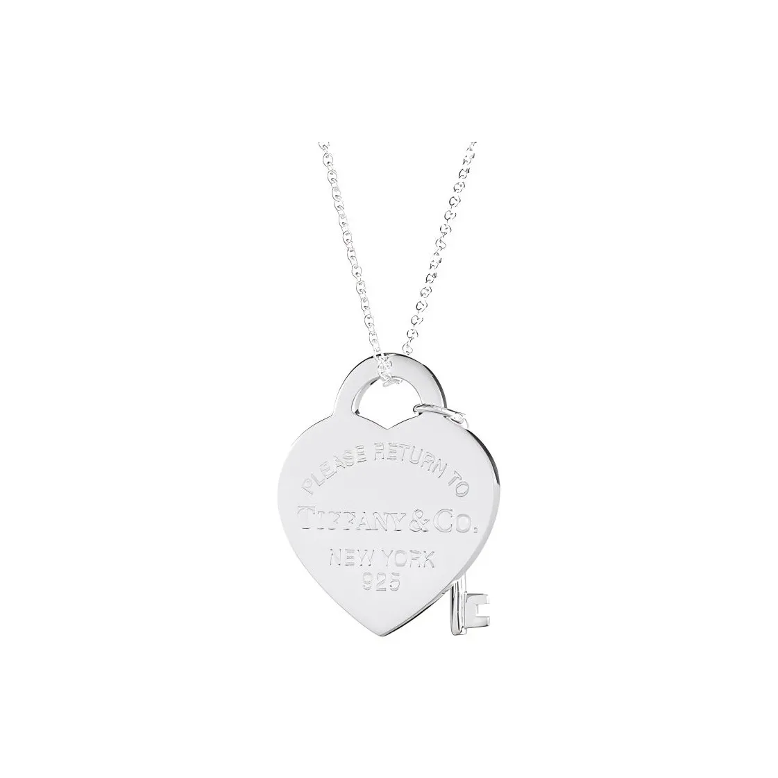 TIFFANY & CO. Return To Tiffany Collection 925 Sterling Silver Necklaces Women's Silver