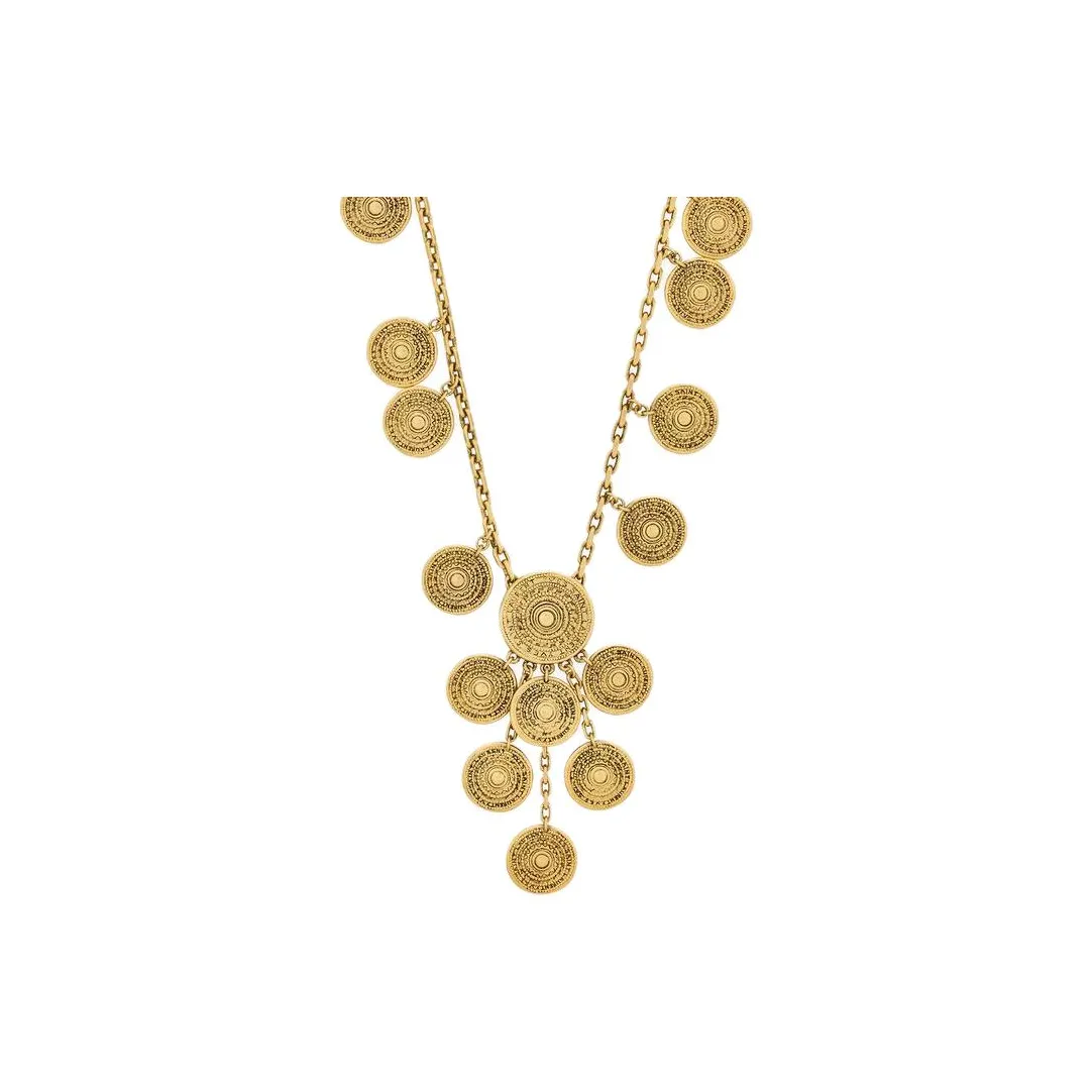 SAINT LAURENT Metal Necklaces Unisex Gold