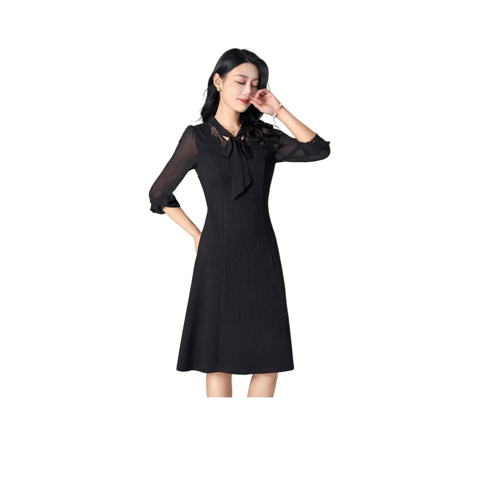 Mylan Long Sleeved Dress Women's Black