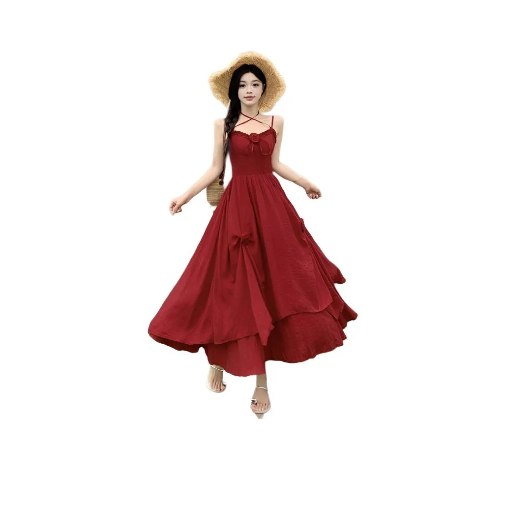 HTHK Бургундский Женские Слиплатья