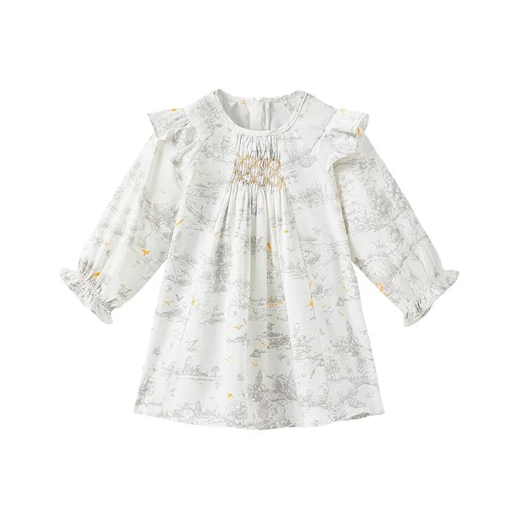 YeeHoO Платье Британский Белый Infant и Toddler