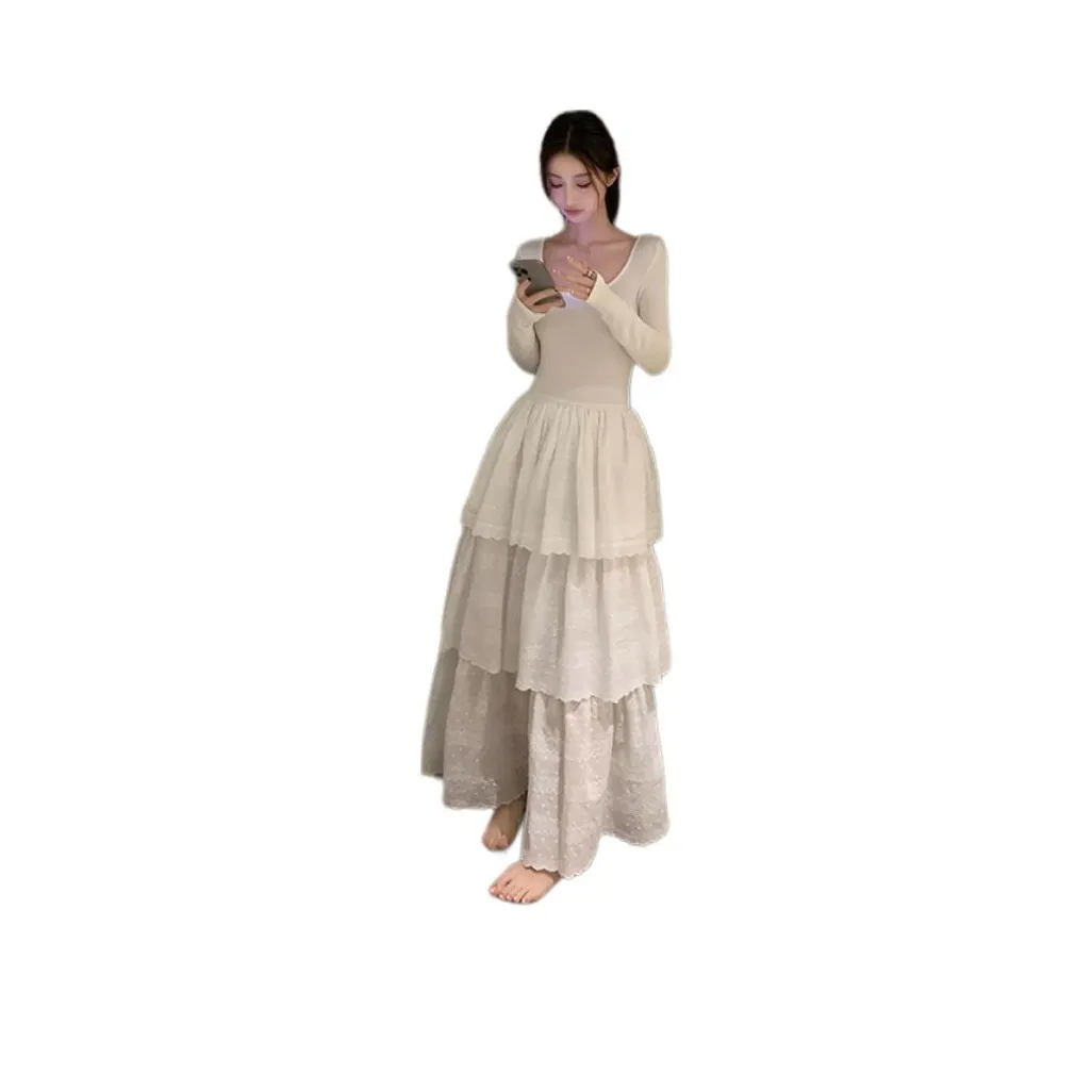 Mu Xiao Xin Long Sleeved Dress Women's