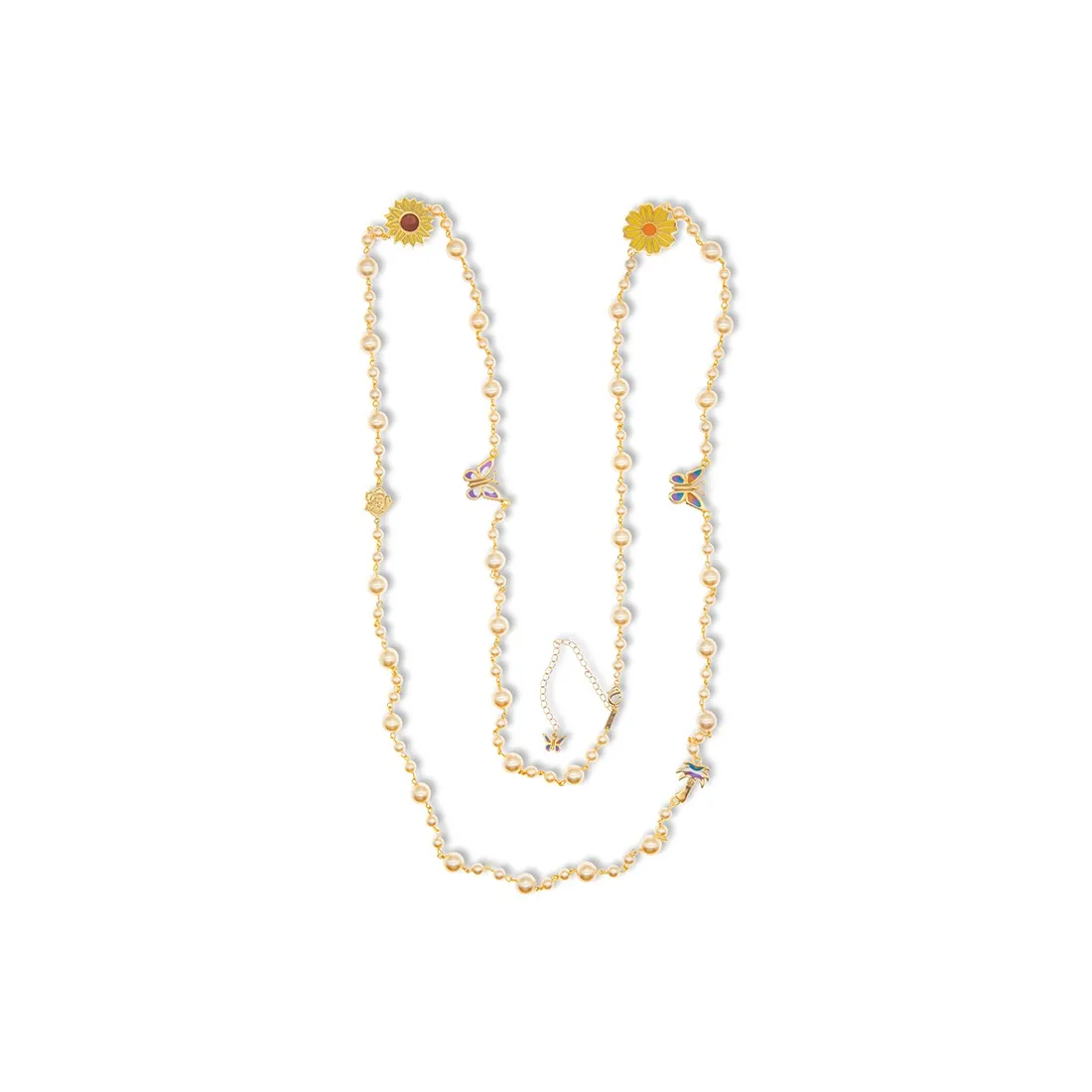 STUGAZI Copper 24K Gold Plated Shell Pearl Necklaces Women's