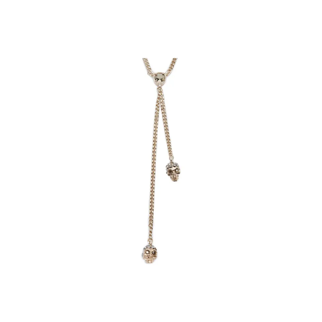 Alexander McQueen Necklaces Men's Light Gold