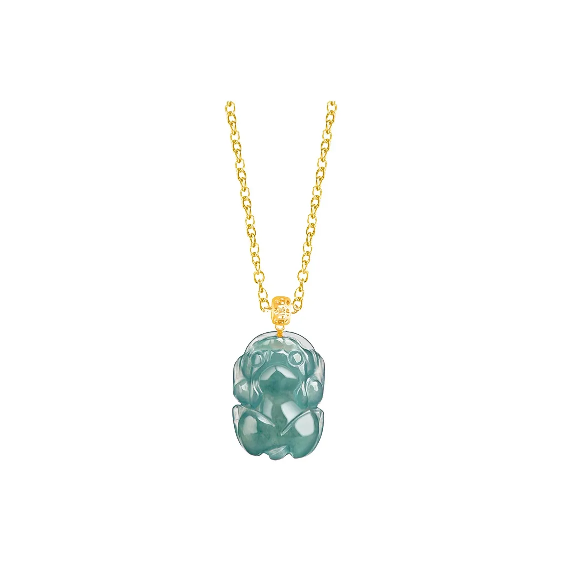 Best Wishes Bean Type Jadeite Necklaces Unisex
